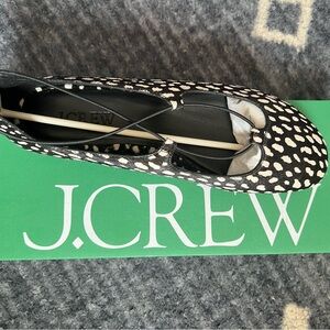 J. Crew Calf-Hair Ballet Flats